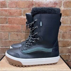 NEW❤️‍🔥 VANS Standard Snow MTE Boots Black/Duck Green Size Men 8.5/Women 10